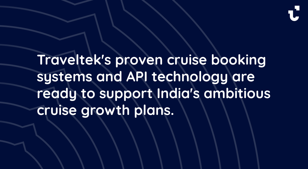 Traveltek Blog Graphic on India Cruise Market
