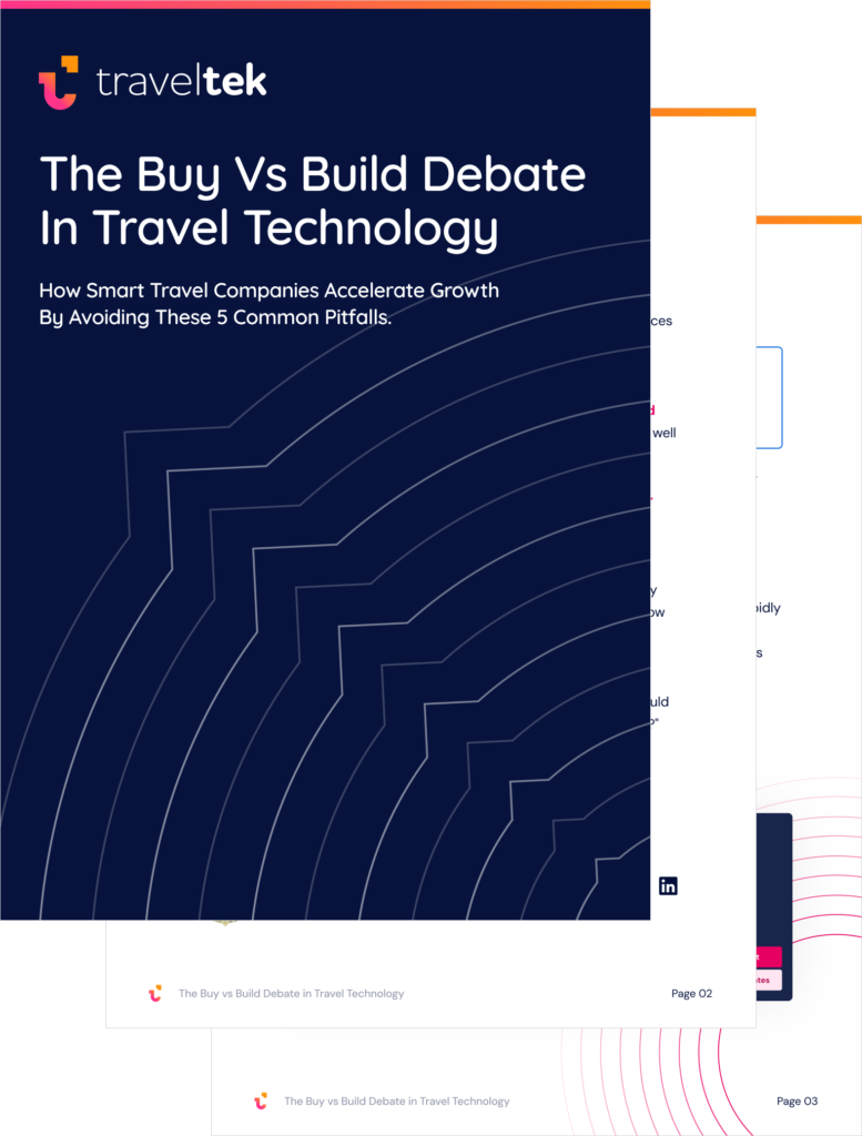 Buy vs Build Graphic | decorative image | traveltek
