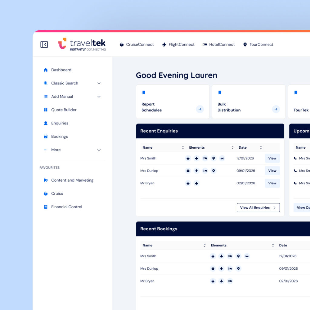 Isell Homepage | Traveltek